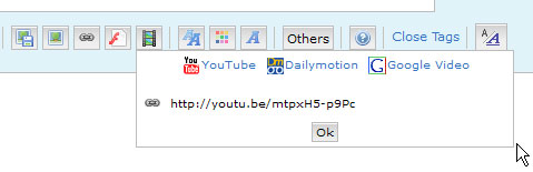 How to post videos from Youtube and Dailymotion Snaps00024-33bab66